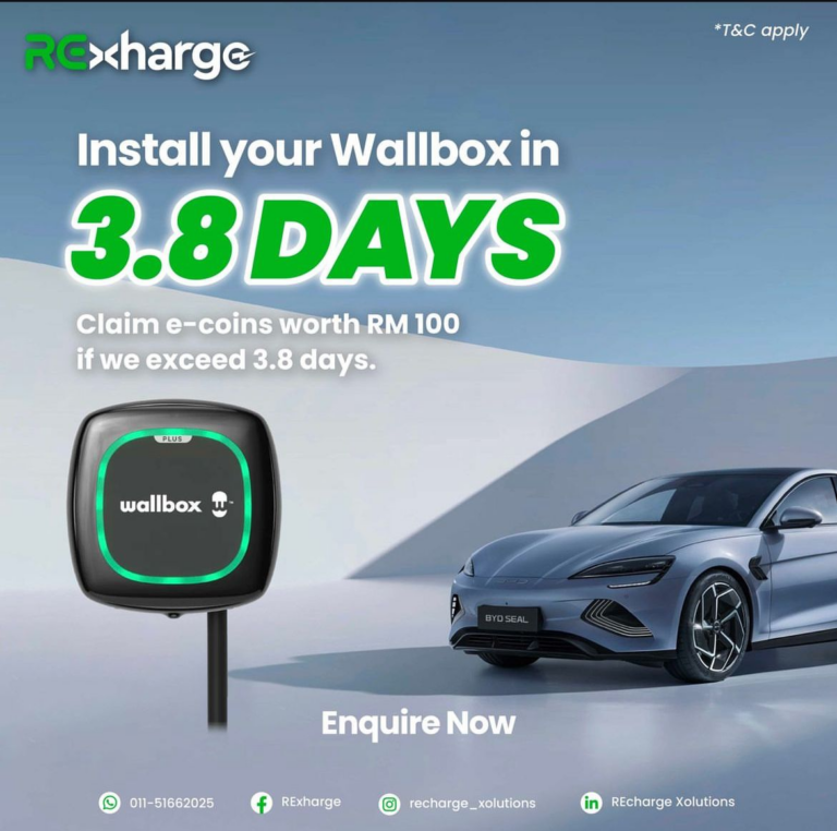 RExharge - EV charger Malaysia - EV stations Malaysia - EV charger - EV car charger - EV charger installation