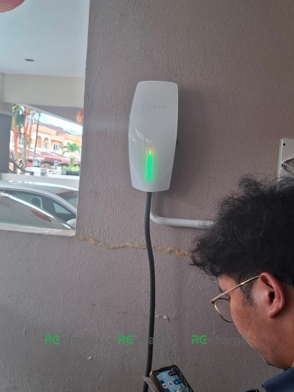 RExharge Tesla Wall Charger Installation