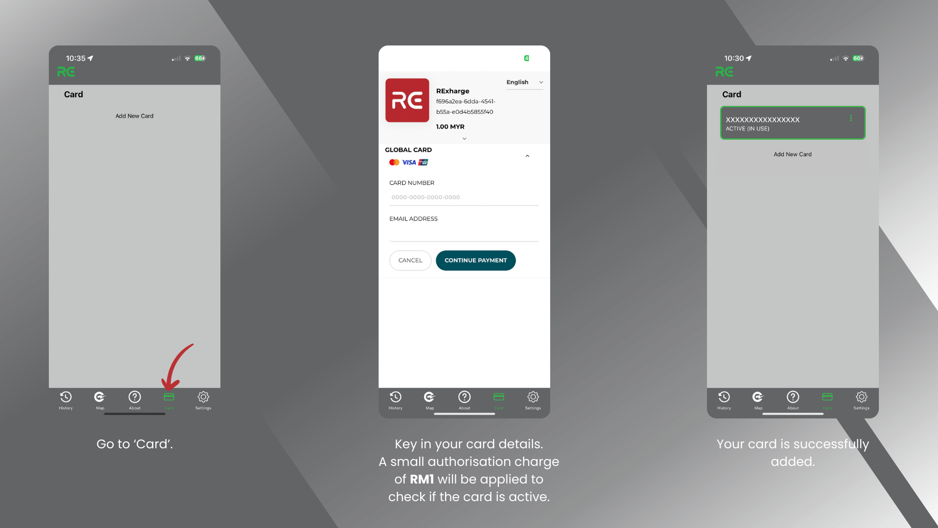 RExharge Public Charger Tutorial